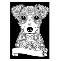 Kolorowanka Welwetowa A4 Jack Russell Terrier