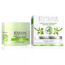 Eveline Cosmetics Kwas hialuronowy + Zielona Oliwka nawil�aj�cy krem przeciwzmarszczkowy na dzie� i na noc 50 ml
