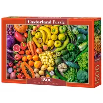 Puzzle 1500 el. Rainbow of Vitamins Castorland