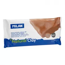 Milan Glina naturalna do modelowania samoutwardzalna lub do wypalania 400g brzowa