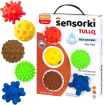 Sensorki Tullo Pi�ki sensoryczne 5 szt. bez dziurki