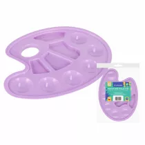Starpak Plastikowa paleta do farb pastel fiolet