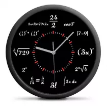Zegar cienny z dziaaniami matematycznymi