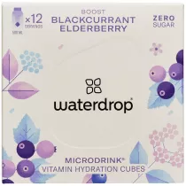 Waterdrop Kostki nawadniajce Microdrink Boost Blackcurrant Elderberry 12 szt.