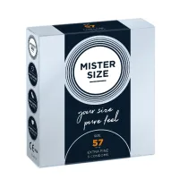 Mister Size Condoms prezerwatywy dopasowane do rozmiaru 57mm 3 szt.