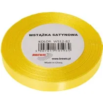 Brewis Wst��ka satynowa kanarkowy 38mmx32m