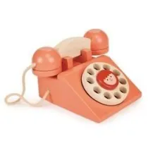 Telefon stacjonarny drewniany Mentari