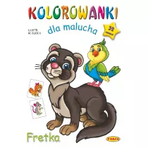 Kolorowanka dla malucha. Fretka