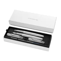 Pelikan Zestaw Jazz Noble Elegance Silver: pi�ro wieczne + pi�ro kulkowe