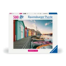 Puzzle 500 el. Przysta� dla �odzi w Smgen Ravensburger