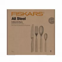 Fiskars Zestaw sztucw all steel 24 el.