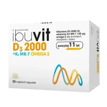 Ibuvit D3 2000 + K2 MK-7 + OMEGA 3 suplement diety 30 szt.