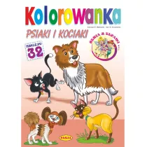 Psiaki i kociaki. Kolorowanka. Seria z elfami