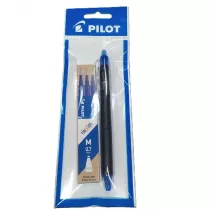 Pilot Zestaw wkad Frixion niebieski 3szt + dugopis mix