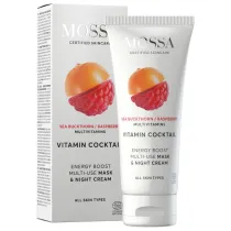 Mossa Multiwitaminowa maska & krem na noc ujdrniajco-odywcza z Rokitnikiem i Malin 60 ml