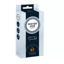Mister Size Condoms prezerwatywy dopasowane do rozmiaru 57mm 10 szt.