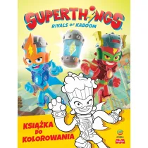 SuperThings Rivals of Kaboom. Kazoom Power Mission. Ksi��ka do kolorowania