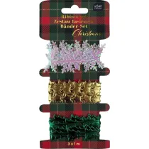 Interdruk Zestaw tasiemek Shapes 3x1m Christmas