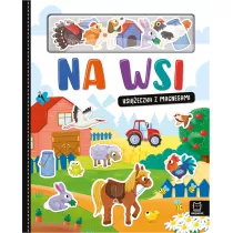 Na wsi. Ksieczka z magnesami