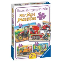 Puzzle 4w1 W pracy Ravensburger