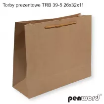 Penword Torebka prezentowa craft 26x32x11cm