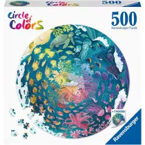 Puzzle okrge 500 el. Circle of Colors. Paleta kolorw. Ocean 171705 Ravensburger