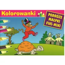 Malowanka. Podr�e ma�pki Fiki-Miki i ��w