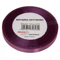 Wstka satynowa liwkowa 6mm x 32m