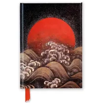 Flame Tree Notatnik A5 linia TW S�o�ce i morze Lacquer Screen