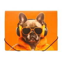 Panta Plast Teczka A4 PP na gumk� z nadrukiem Cool Dog
