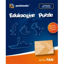 Puzzle drewniane. Seria Fan Puzzlomatic