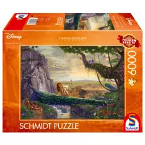 Puzzle 6000 el. THOMAS KINKADE Kr�l Lew (Disney) Schmidt