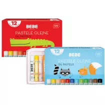 Interdruk Pastele olejne BB KIDS 12 szt.