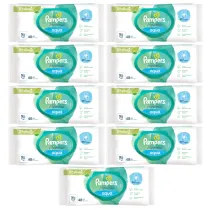 Pampers Aqua Chusteczki nawil�aj�ce dla dzieci Zestaw 9 x 48 szt.