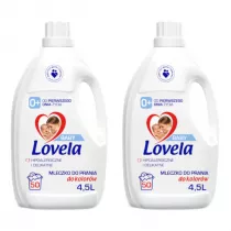 Lovela Baby hipoalergiczne mleczko do prania ubranek niemowlcych i dziecicych do kolorw Zestaw 2 x 4.5 l