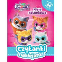 Czytanki naklejanki. Misja ratunkowa. Disney Junior Superkoty. Puszysta moc