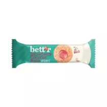 Bettr Kulki kokosowe z nadzieniem truskawkowym bezglutenowe 45 g Bio