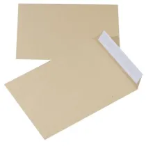 Koperta z tam silikonow brzowa 229x324mm 10szt