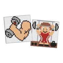 Diamentowa mozaika naklejka Kids - Sport Silacz Ideyka