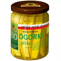 Kowalewski Ogrki pikle obrane krojone bezglutenowe 540 ml Bio