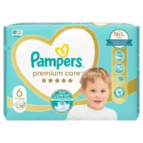 Pampers Pieluchy Extra Large 6 Premium Care (13+ kg) 38 szt.