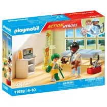 Playmobil Action Heroes Pediatra z pluszowym misiem 71619