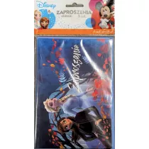 Kukartka Zaproszenia Disney Frozen