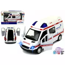 Pojazd metalowy - karetka 15cm Pro Kids