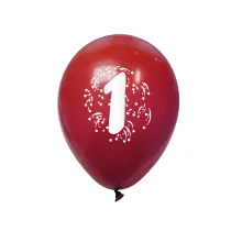 Arpex Balon dekoracyjny z nadrukiem cyferki 1 K7882