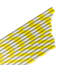 S�omki papierowe paski limonkowe 144 szt.