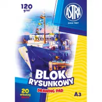 Astra Blok rysunkowy A3 bia�y 120g 10 kartek