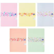 Brulion B5/96K kratka Floral (5szt) OXFORD