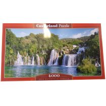 Puzzle 4000 el. Wodospady Krka, Chorwacja Castorland