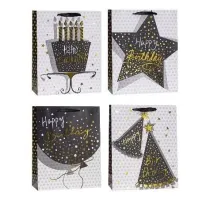 Rozette Torebka ozdobna brokat mix 26x32x10cm